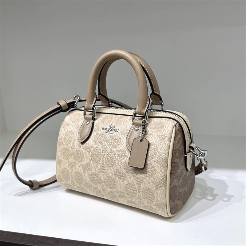 Coach Boston Mini Women's Bucket Bag Pillow Bag Medium Shoulder Rowan Bucket Bag