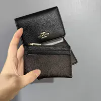 Новый черный коричневый визитница 2-в-1 CZ034 на задней стороне уже на складе