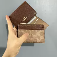 Новый коричневый визитница 2-в-1 CZ034 на задней стороне уже на складе