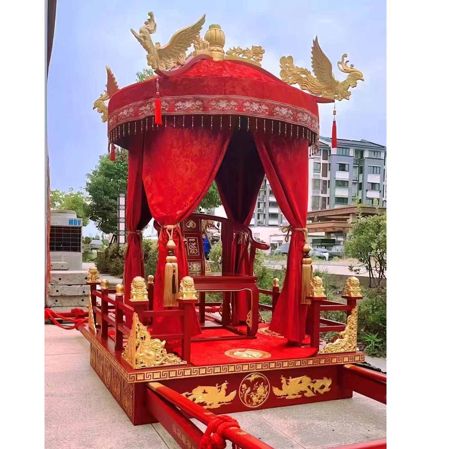 2026年中式婚礼花轿怎么选?大花轿八抬大轿步撵喜轿选购全知道-花轿-淘宝百科网