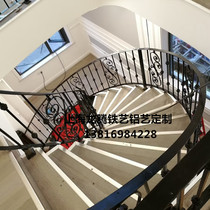 Shanghai wrought iron staircase European style stair handrail guardrail guardrail guardrail corridor handrail