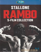 Action Movie Set Rambo First Blood Stallone Genuine HD BD Blu-ray 5-disc DVD disc