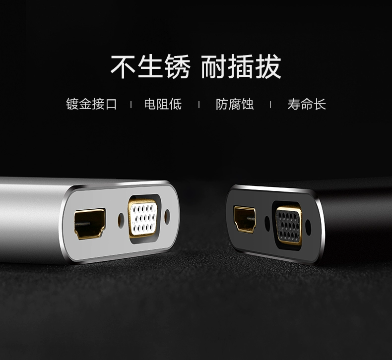 Màu xanh lá cây với mini chuyển đổi dp HDMI / chuyển đổi vga phù hợp cho Apple Computer chiếu giao diện macbook truy cập TV pro / khí Microsoft bề mặt mac pro bộ chuyển đổi máy tính xách tay - Phụ kiện máy tính xách tay túi đựng máy tính bảng