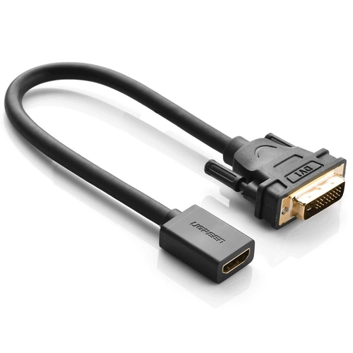 绿联 DVI в HDMI Converter Public в Mother -High -Definition Двухчастотную совместимость, краткосрочный компьютер -набор ротора -Top -Top Box PS4 Подключающий проектор дисплей TV HDMI к DVI Converter