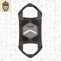 Rubinski cigar scissors metal portable guillotine sharp and smooth German stainless steel blade durable cutting