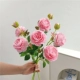 3 розовый (6 цветов и 3 почек)