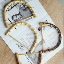 D-type hand-in-hand bamboo knuckle hand-in-hand diy woven bag accessories Loquat Bag Semi-circle U Shaped with buckle handle