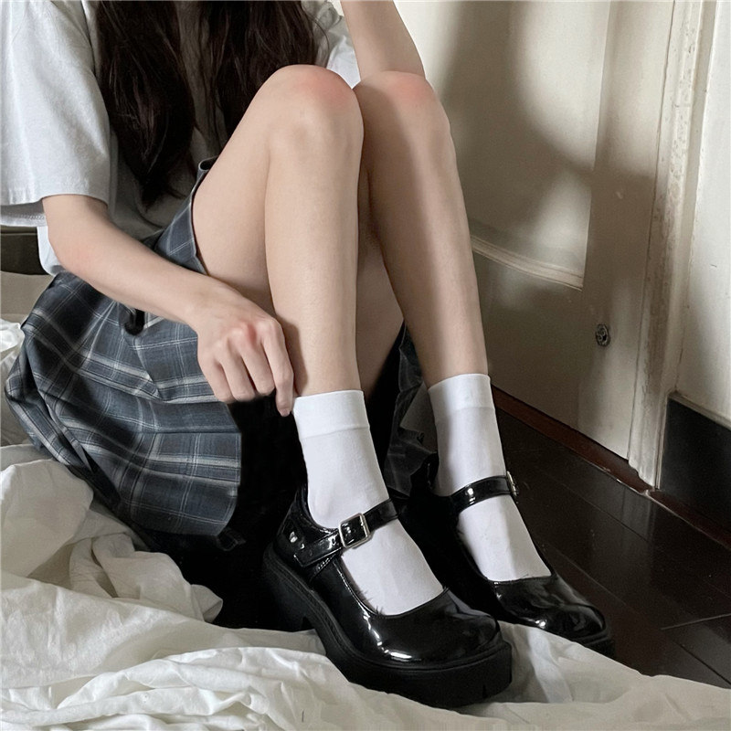 JK Socks Summer Velvet Short Leg Socks Stack Socks Daily Delivery Lolita Student Uniform Short Skin Stocks