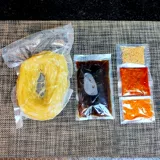 Северо -восточные специальные продукты Подлинность Северная Корея Южная Корея Янджи да холодная лапша 4 упаковка 385 г × 4 мешки Любимые 5 пакетов