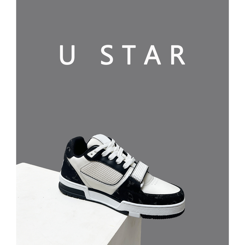 Close Your Eyes and Buy It~ Top Version/ Letter Denim Patchwork Magic Tape Sports Casual Sneakers, Unisex Couple Shoes Close Your Eyes and Buy It~ Top Version/ Letter Denim Patchwork Magic Tape Sports Casual Sneakers, Unisex Couple Shoes
