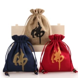 Четки из круглых бусин, сумка для хранения, ювелирное украшение, тканевый мешок, мешочек для хранения ювелирных изделий, упаковка