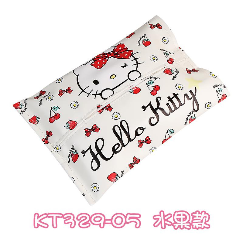 Купить Контейнер для бумажных полотенец hello kitty汽车纸巾盒卡通创意车内用品汽车家用悬挂式 ...