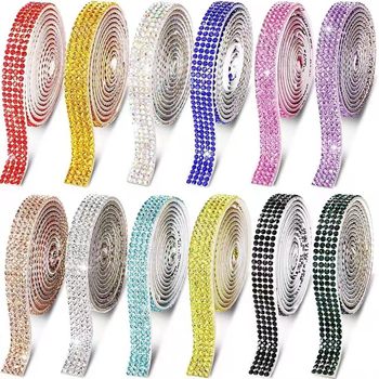 Crystal rhinestone diy clothing shoes and hats rhinestone strips