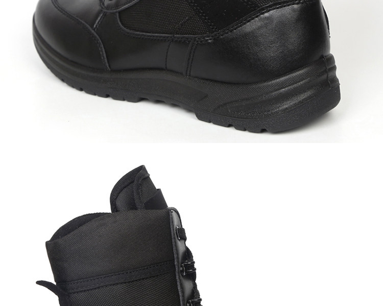 Boots militaires en cuir - lumière - Ref 1399299 Image 18