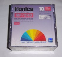 Brand new computer floppy disk computer floppy disk floppy disk Konica 1 44MB 2HD 3 5 inches 1 box 10 pieces