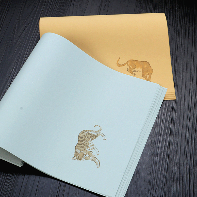 Board watermark duozodiac letterhead letterhead small block letters law works paper Half raw and semi-cooked calligraphy special letters paper