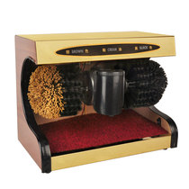 Lachchan Entièrement automatique à induction Wipe Shoe Machine Home Utility Hotel Lobby Office Small Electric Brush Leather Shoe Machine