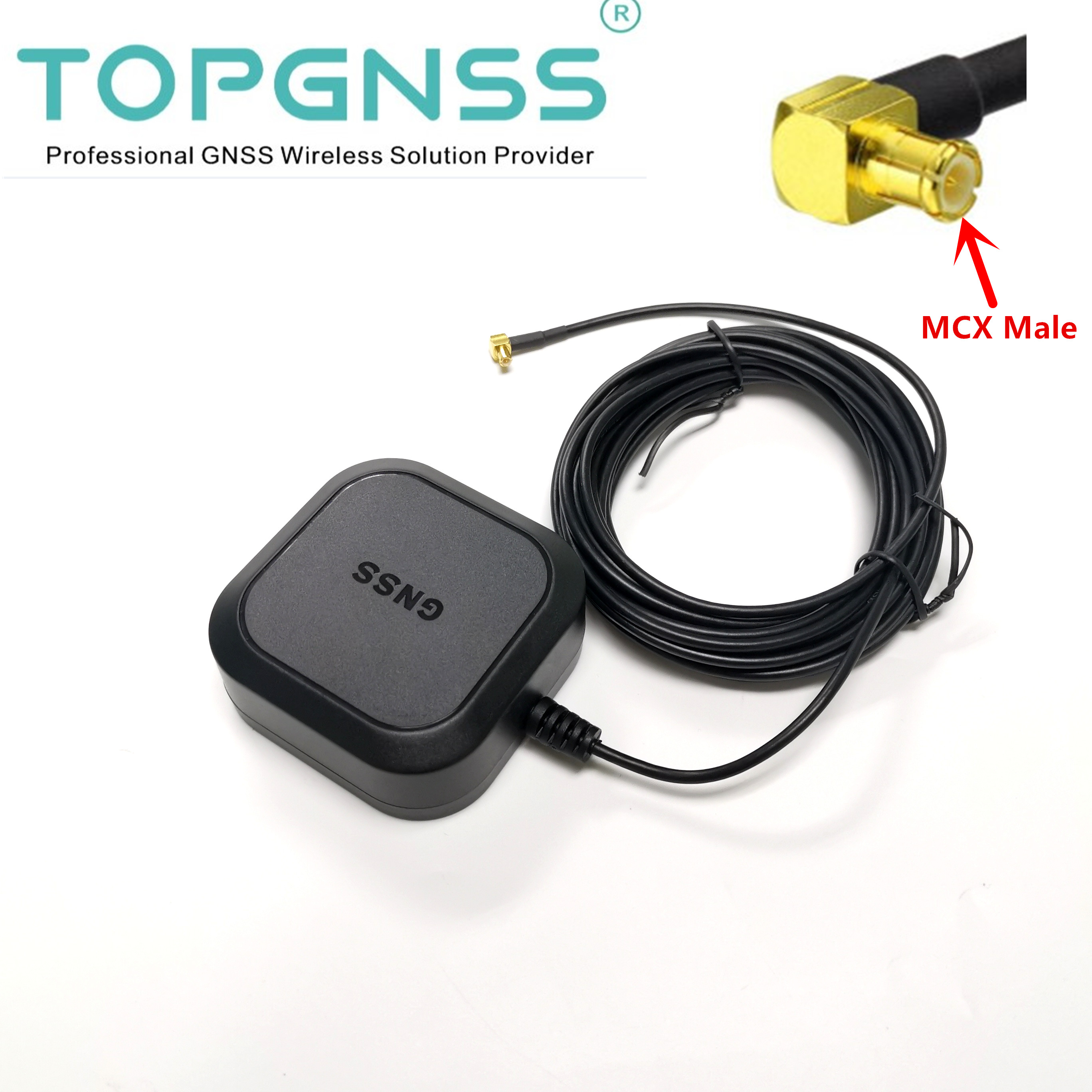 High precision differential antenna MCX connects Beidou GPS GLONASS GALILEO multi-star multi-frequency measurement mapping