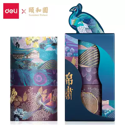 Del stationery HZ044 Summer Palace splendid future small Qingxin and paper tape ancient style student decoration hand HZ045
