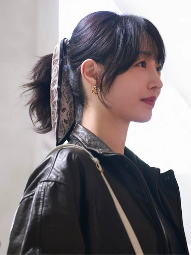 Повязка на голову, аксессуар для волос, шарф, коллекция 2023, тонкое плетение