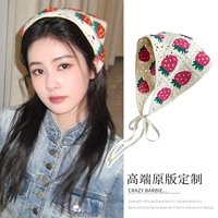 Трикотажная клубника, платок