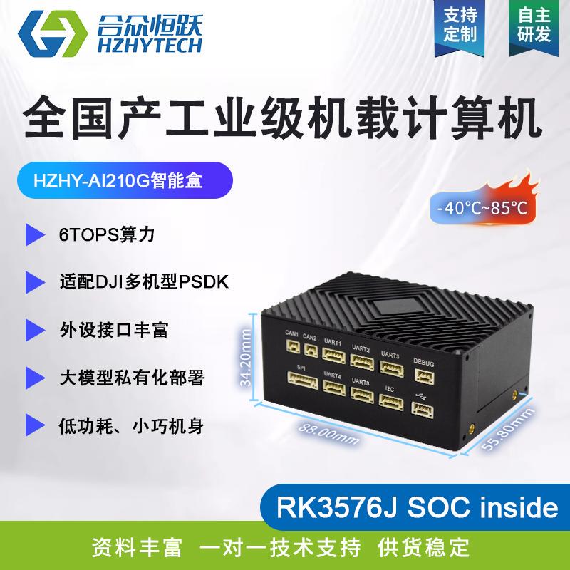 Heshenghengyue Rk3576 Domestic Embedded Computer Supports Dual Mipi Cameras with 6Tops Npu Computing Power