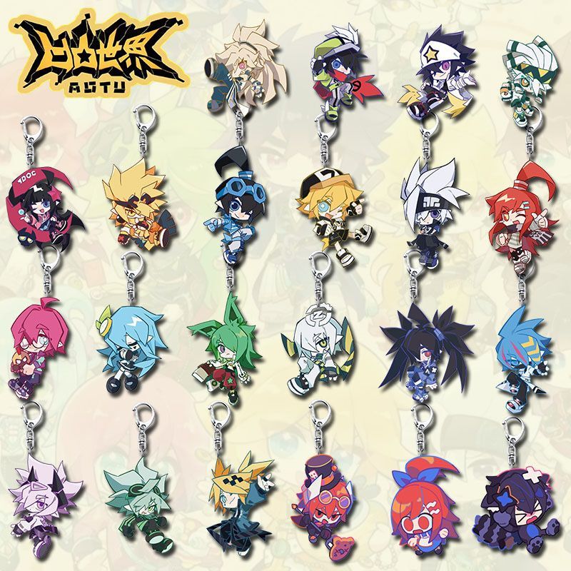 Concave-Convex World Anime Character Merchandise Novelty Acrylic Keychain Student Backpack Pencil Case Creative Portable Pendant