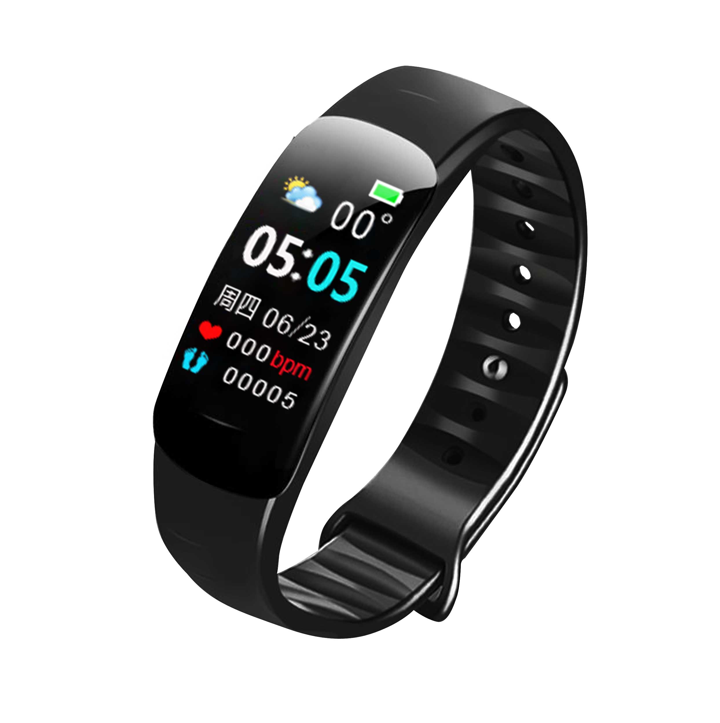 Lexi C3 Color Screen Intelligent Bracelet Bluetooth Smart Sports Hand Ring Heart Rate Pedometer Sleep Monitoring-Taobao
