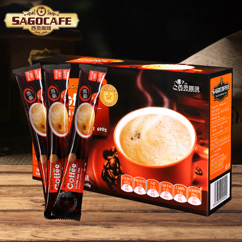  Vietnamese Coffee Saigon Coffee Three-in-one Instant Original Taste Coffee Kit 690g