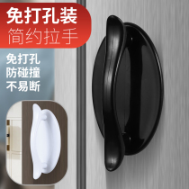 Jialingda door handle Non-perforated window paste wardrobe handle Strong balcony glass sliding door handle