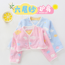 Spring Summer Pure Cotton Baby Toddler Shoulders Child Care Shoulder baby Air-conditioned Room Warm Sleeping for Anti-Shoulder Cape and Shoulder Cape
