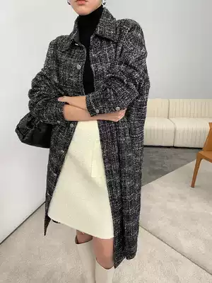 Amyy Studios rejects mediocre wool lob ring shirt style profile coat coat coat