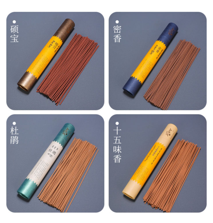 Tibetan natural thread incense Dunburenqin Tibetan incense home handmade secret incense treasure fifteen flavors azalea sleeping fragrance fresh