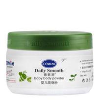 Demin Shu baby powder 100g wheat seedlings skin care double powder puff 0 months