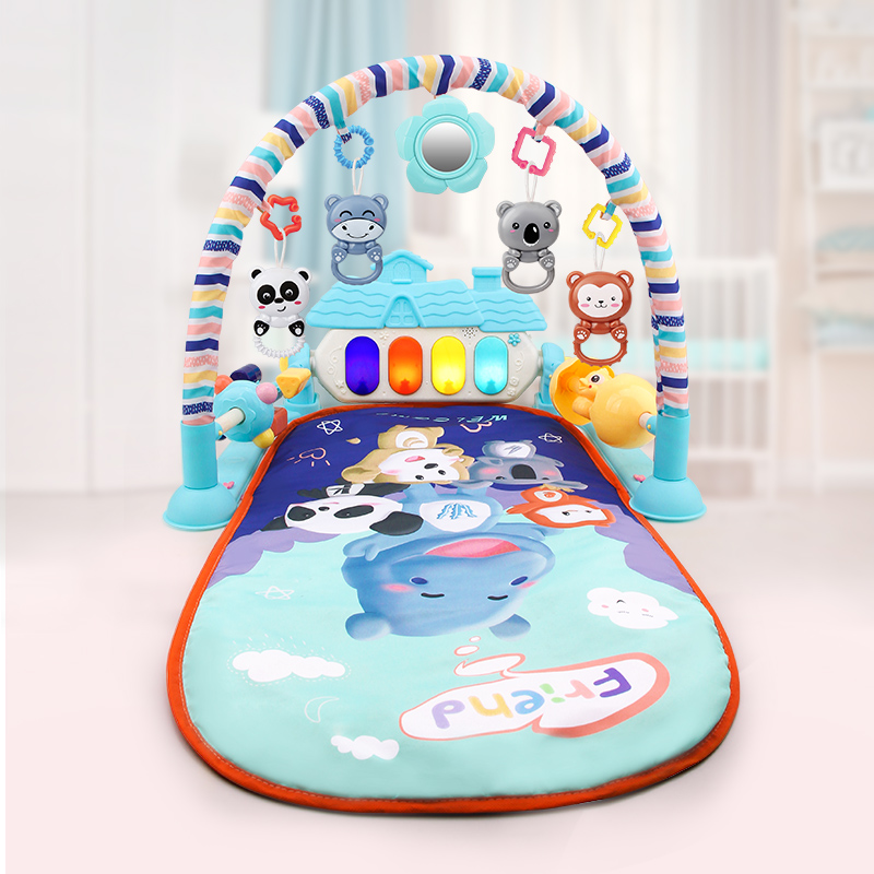 Baby Pedantic Piano Fitness Rack 3-6-12 Months Newborns male and female Baby 0-1-year-old Music Puzzle Toy 2