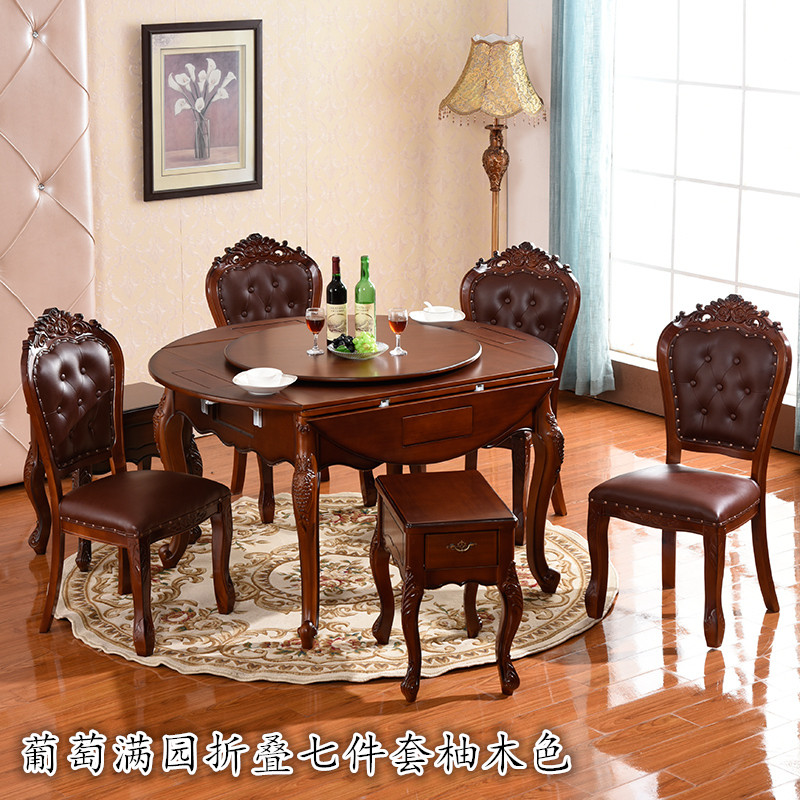 Máy mạt chược gỗ hoàn toàn tự động bàn gia dụng điện kép sử dụng bàn mạt chược châu Âu tròn Mỹ mới - Các lớp học Mạt chược / Cờ vua / giáo dục bộ mạt chược