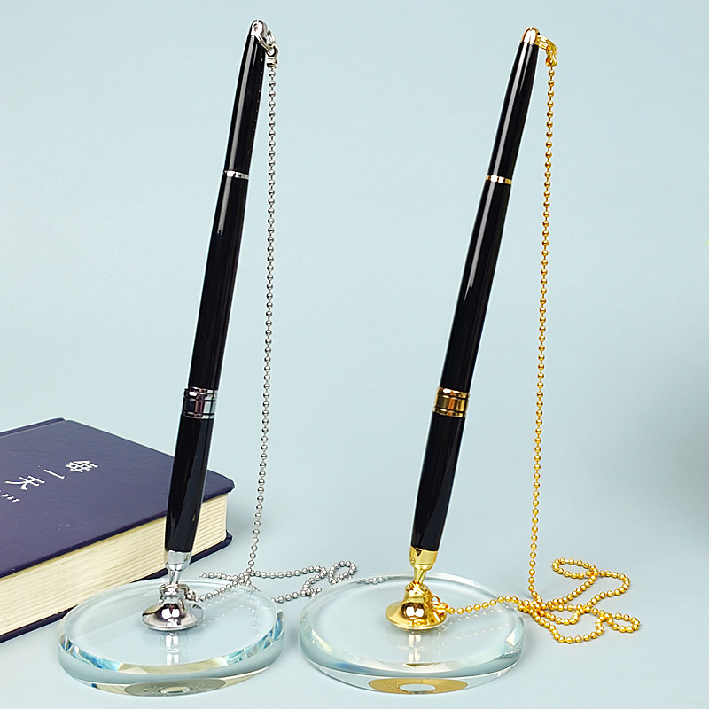 Free engraving creativity desktop pen gift metal sign pen neutral pen box gift pen