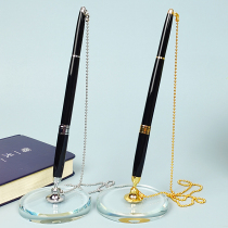 Free lettering creative fashion desk table pen gift metal signature pen gel pen box gift pen