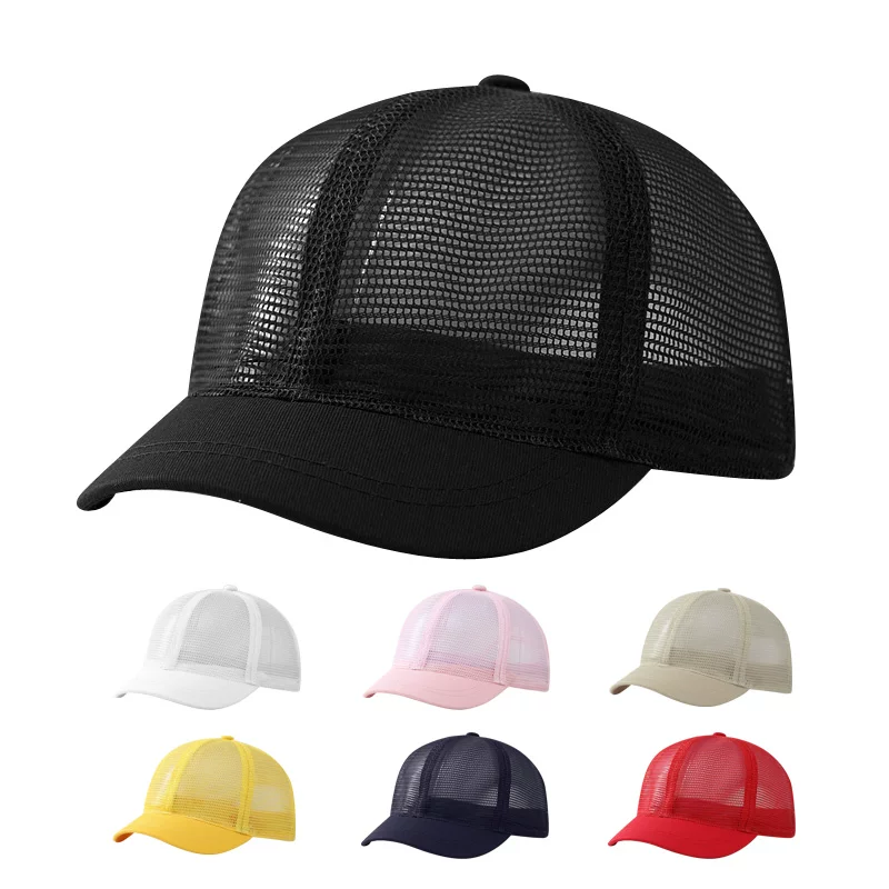 Breathable hair mesh, hat, summer baseball cap