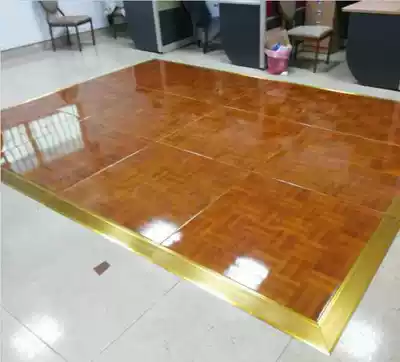 Hotel Banquet Dance Pool board teak color black and white event dancing board detachable assembly performance Station factory direct sales