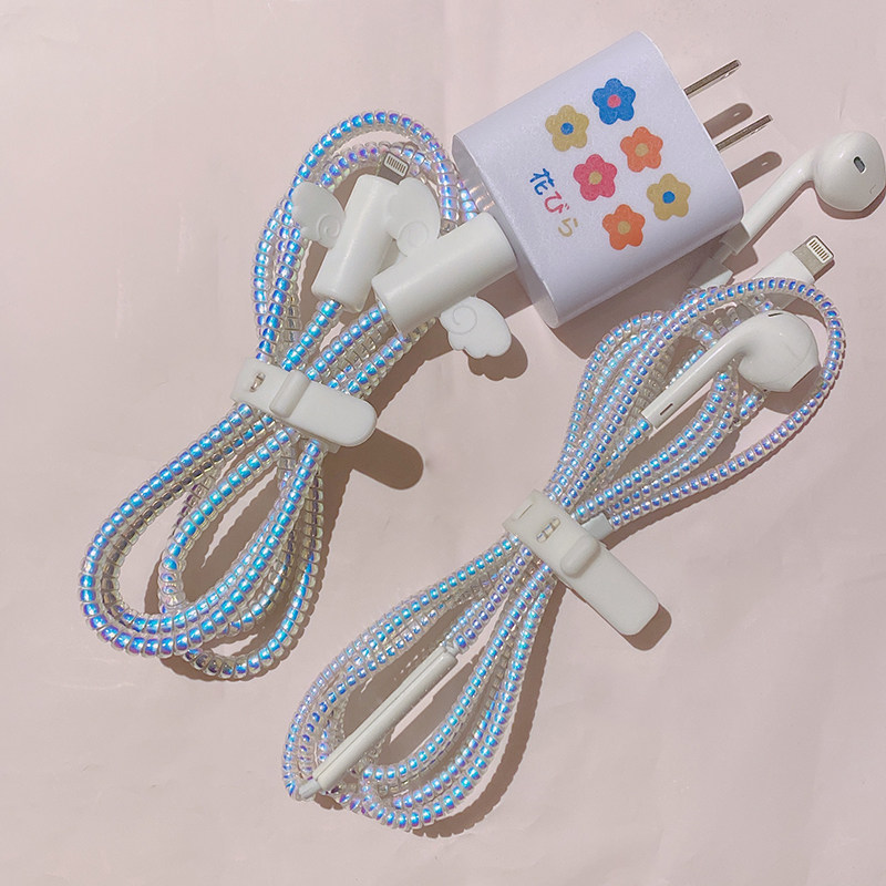 the Iphone12 Data Line Protection Line for Apple 11 promax Charger Case 13 Winding iPad