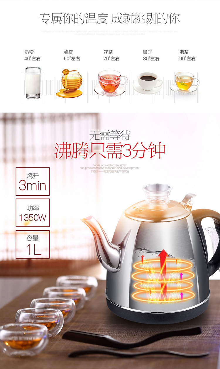 Tự động đun nước điện, nồi nhà, cách nhiệt, ấm trà, bộ, trà, nồi cảm ứng, bộ ấm trà, ấm đun nước bình siêu tốc ferroli