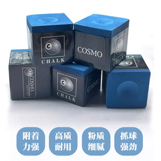 Мел для кия cosmo巧粉台球杆巧克粉职业巧克黑8九球斯诺克小头大头台球杆枪粉