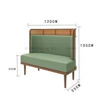 Основа для открытки из настоящего ротанга зеленого ясеня