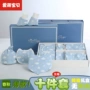 Bộ quà tặng quần áo trẻ sơ sinh bốn mùa Đồ dùng cho bé phải 0-3 tháng tuổi cotton sơ sinh không xương đồ cho bé sơ sinh