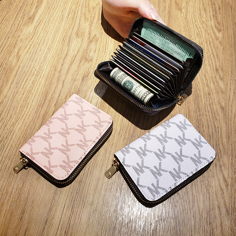 Clear cabin new card bag female anti-degaussing multi-blocking document female type ultra-thin card holder small sleeve wallet Mini-Taobao