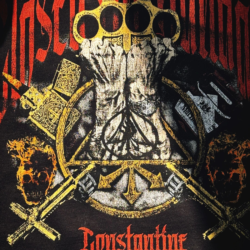 Close Sunday Constantine the Exorcist T-Shirt New Style Versatile Short Sleeve Men's Summer