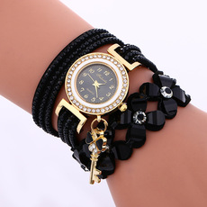 Наручные часы girl wristwatch leather bracelet