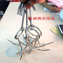 Coarse stainless steel pork hook adhesive hook for supermarket special hanging pork hook roiling hook Samsung hook
