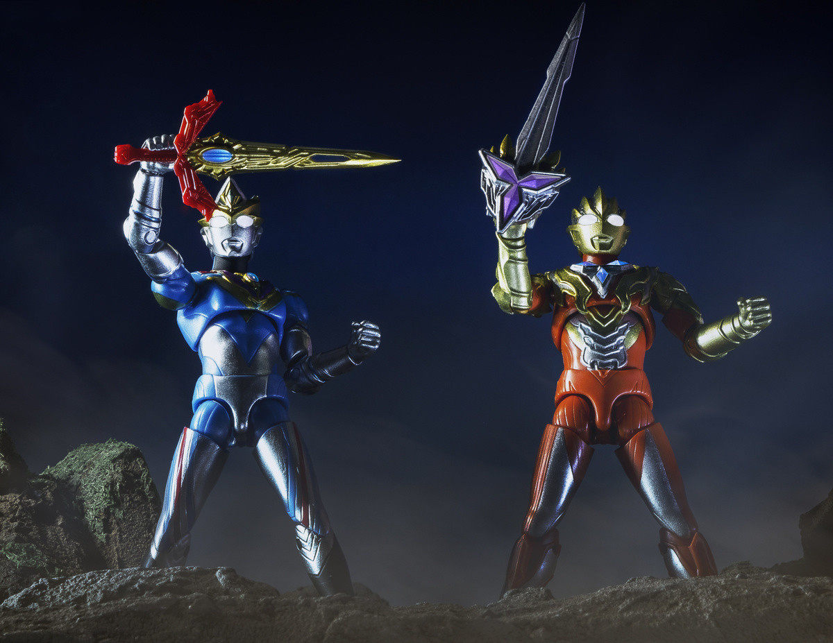 Ultraman игруша 万代奥特曼超动α4弹食玩强劲德凯闪耀特利迦怪兽杰顿泽塔玩具 Bandai